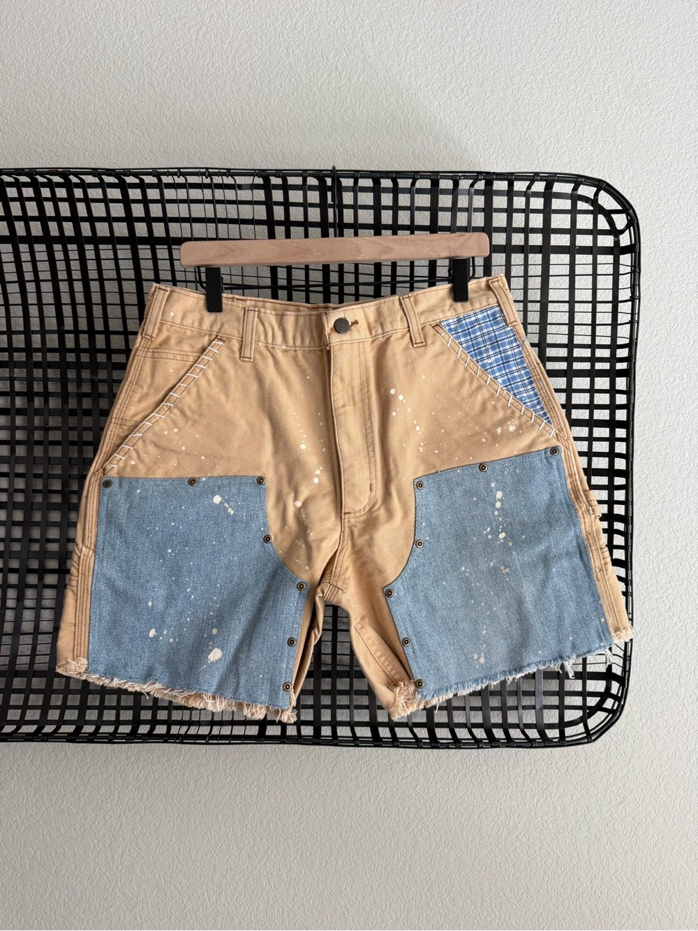 Free people Tricia Fix Double Patched Shorts